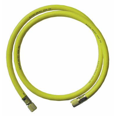Flexible jaune longueur 1,5m FF3/8" SAE