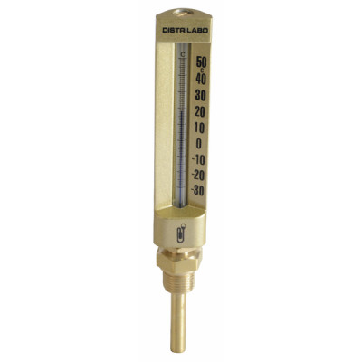 Industrial thermometer straight -30/50°c