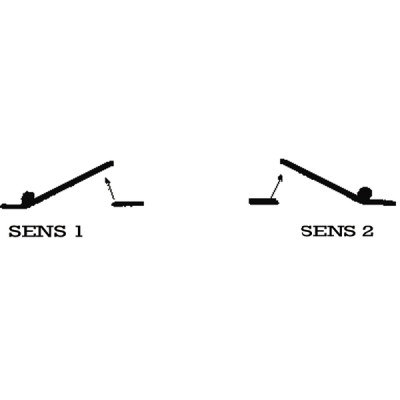 Barre antipanique serrure gauche - DIFF
