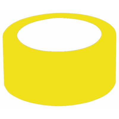 Pvc adhesive roll (50mmw33m) yellow