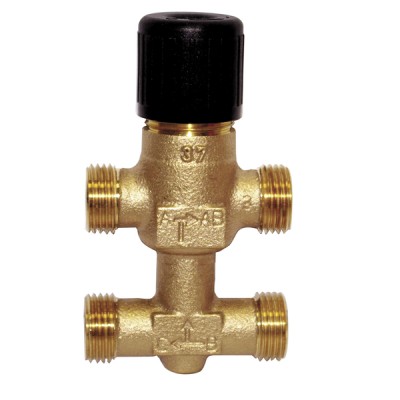 4 way terminal valve- brass - SIEMENS : VMP47.10-1.6