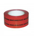 Cinta Adhesiva - Cinta PVC adhesiva (rojo) marcado "GAS" 50mm x 100m - DIFF