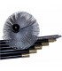 Steel roller brush with ball - DIFF