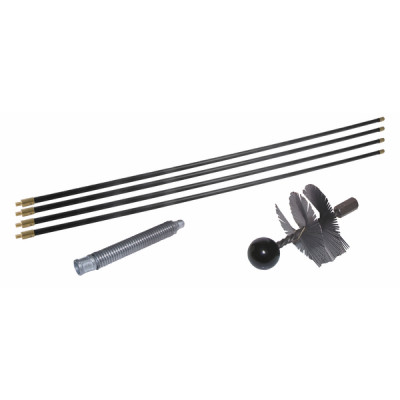 Sweeping kit  steel roller brush  Ø125 - DIFF