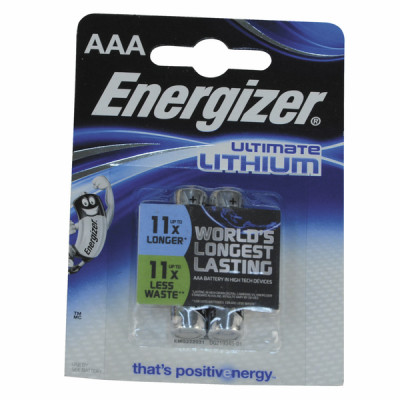 Pile lithium LR03 AAA 1.5V (X 2)