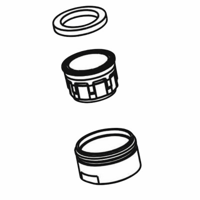 Mousseur m24x1 c - HANSGROHE : 96512000