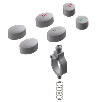 Set of push buttons (grey) - HANSGROHE : 97231000