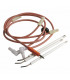Ignition electrode flame sensing probe - DE DIETRICH CHAPPEE : 97955210