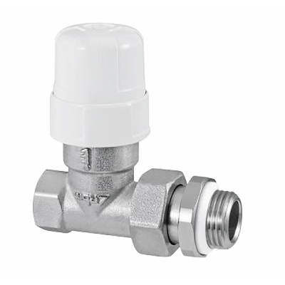 Convertible straight radiator valve bodies 3/8 RFS (built-in seal on connector) (X 10) - RBM : 320300