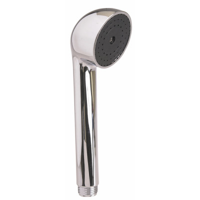 Chrome-plated hand-held shower head