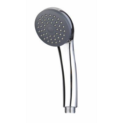 Chrome-plated hand-held shower head