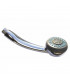 Chrome-plated hand-held shower head