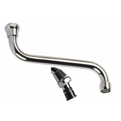 Connection and gooseneck - Pouring spout under F20/27 x 250mm