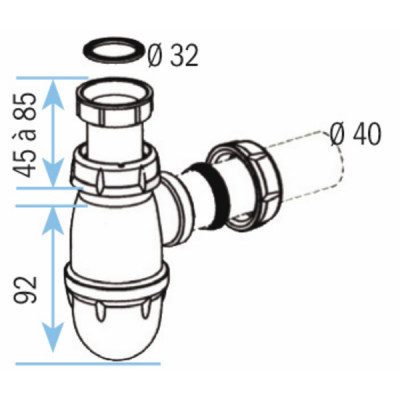 Siphon- NICOLL - 0201022