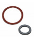 Flat gasket 20 x 27 epdm black (X 100) - DIFF