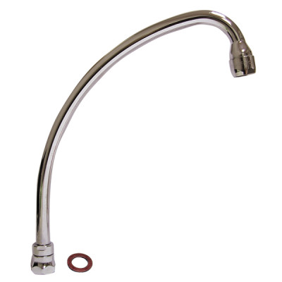 Racor y cuello de cisne - Cuello de cisne de lujo F20/27 x 200mm