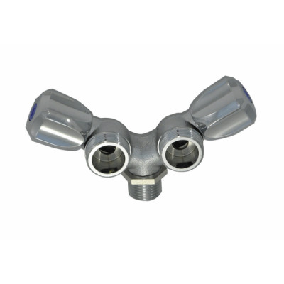 Robinet machine à laver équerre double Y