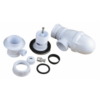 Bonde et siphon de labavo L215 NF - NICOLL : 0201007