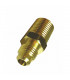 Adaptador 1/4'' sae macho / 3/8'' gas macho - JOHNSON CONTROLS : D-1484
