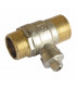 Insulating valve 1? male-male square post-2000  - FRISQUET : F3AA40537