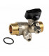 Isolation valve 3/4" male/male filling 2000 - FRISQUET : F3AA40538