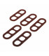 Batch of 5 electrode seals post-2005  (X 5) - FRISQUET : F3AA41248