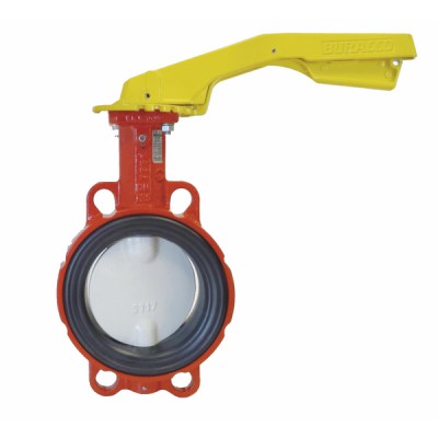Butterfly valve with DN50 gas centring disk - BURACCO : MA913B050IBCL